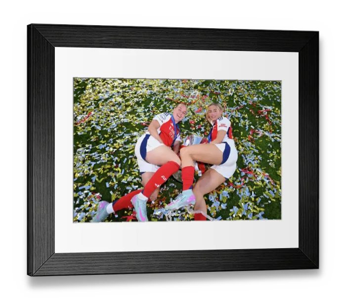 Framed Print : Arsenal WFC v FC Barcelona - UEFA Women's Champions League Final Arsenal WFC v FC Barcelona - UEFA Women's Champions League Final