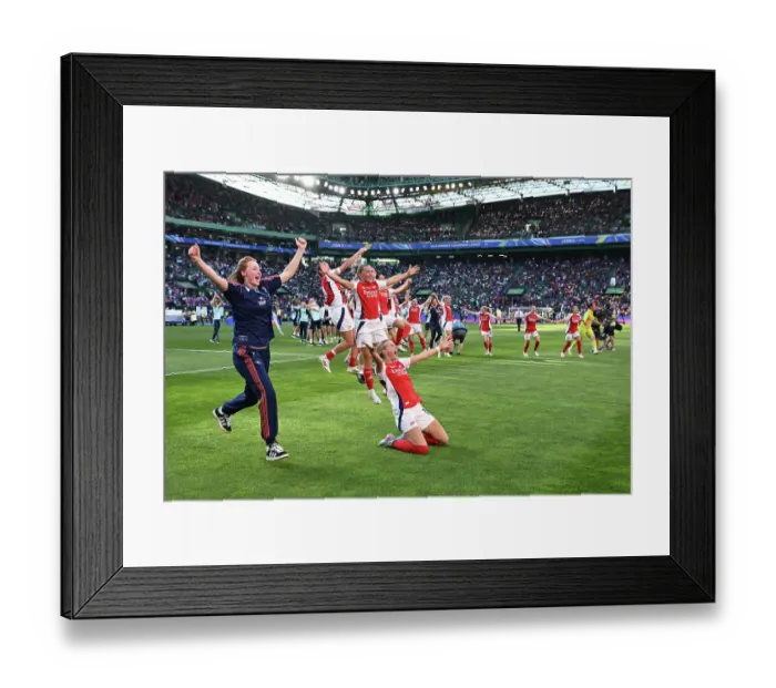 Framed Print : FC Barcelona v Arsenal WFC - UEFA Women's Champions League Final FC Barcelona v Arsenal WFC - UEFA Women's Champions League Final