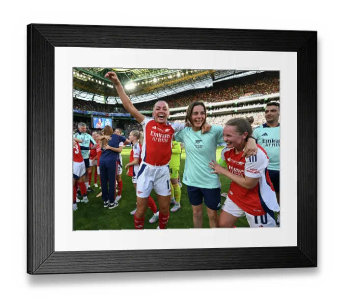 Framed Print : FC Barcelona v Arsenal WFC - UEFA Women's Champions League Final FC Barcelona v Arsenal WFC - UEFA Women's Champions League Final