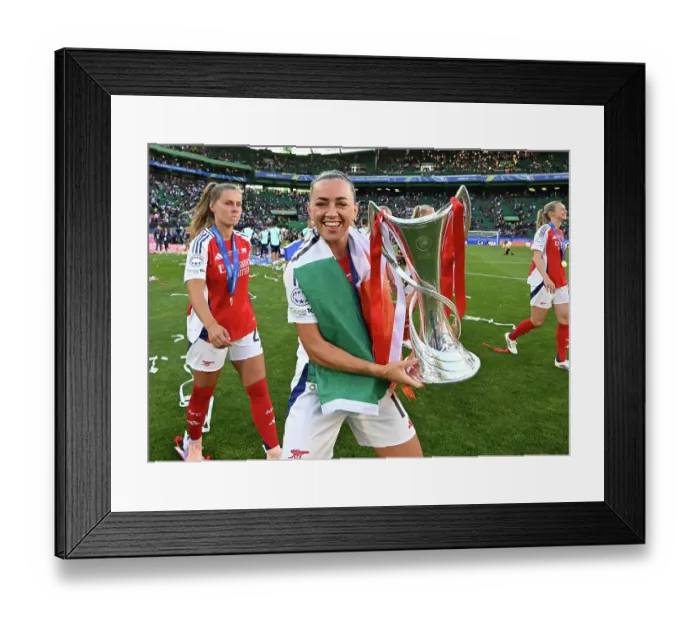Framed Print : FC Barcelona v Arsenal WFC - UEFA Women's Champions League Final FC Barcelona v Arsenal WFC - UEFA Women's Champions League Final