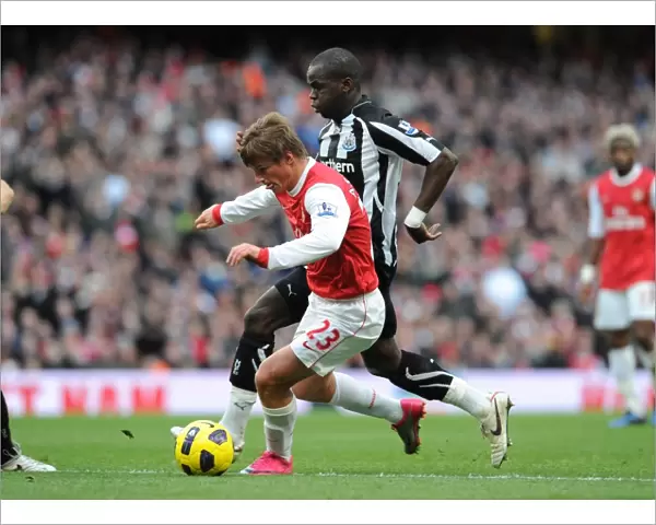 Andrey Arshavin (Arsenal) Cheik Tiote (Newcastle). Arsenal 0: 1 Newcastle United
