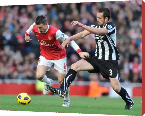 Laurent Koscielny (Arsenal) Jose Enrique (Newcastle). Arsenal 0: 1 Newcastle United
