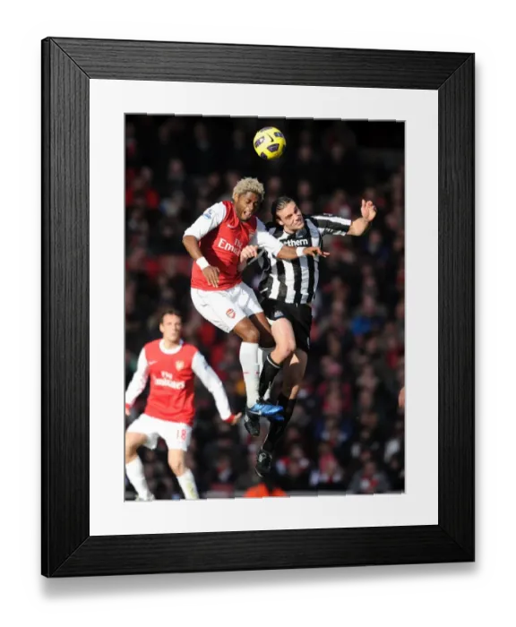 Framed Print : Alex Song (Arsenal) Andy Carroll (Newcastle). Arsenal 0: 1 Newcastle United Framed Print : Alex Song (Arsenal) Andy Carroll (Newcastle). Arsenal 0: 1 Newcastle United