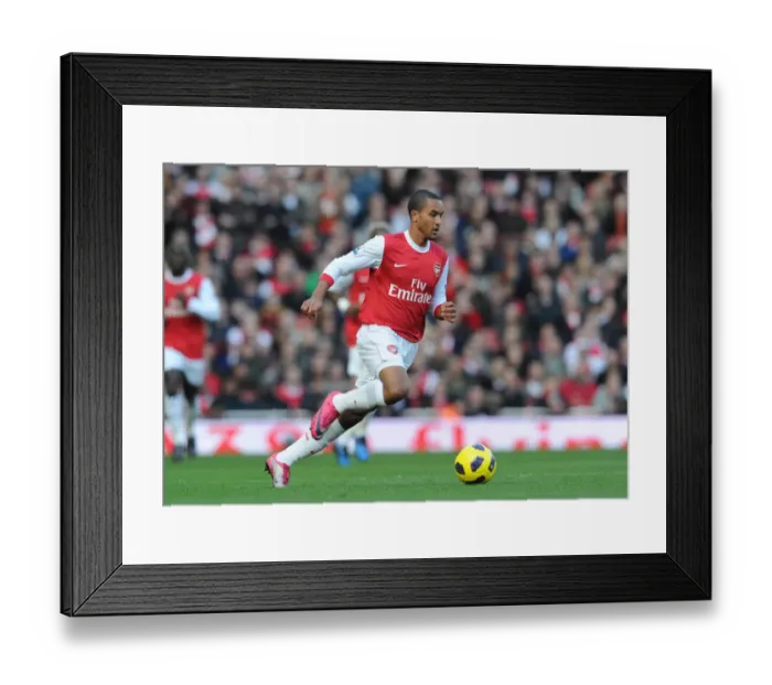 Framed Print : Theo Walcott (Arsenal). Arsenal 0: 1 Newcastle United, Barclays Premier League
