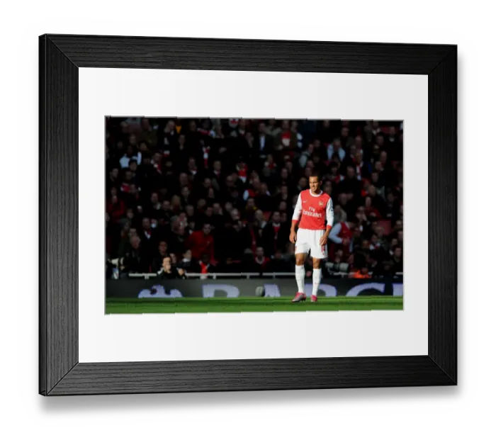 Framed Print : Theo Walcott's Heartbreaker: Arsenal 0-1 Newcastle United, Premier League 2010