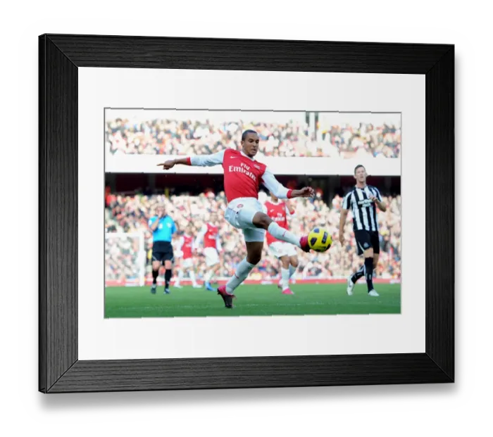 Framed Print : Theo Walcott's Heartbreaker: Arsenal 0-1 Newcastle United, Premier League 2010
