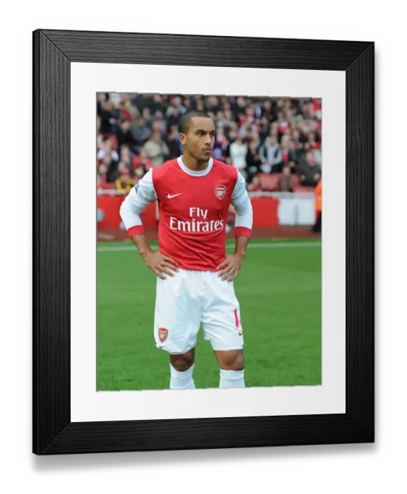 Framed Print : Heartbreaker at Emirates: Theo Walcott's Goal Seals 1-0 Newcastle United Victory over Arsenal, Premier League 2010