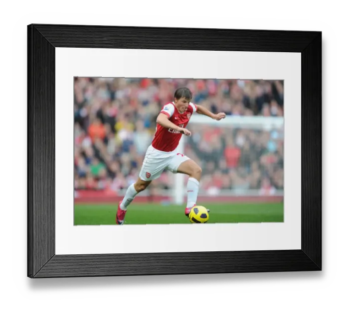 Framed Print : Arsenal's Andrey Arshavin Scores the Winning Goal Against West Ham United in the Barclays Premier League Framed Print : Arsenal's Andrey Arshavin Scores the Winning Goal Against West Ham United in the Barclays Premier League