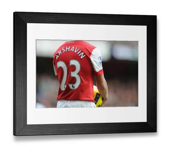 Framed Print : Andrey Arshavin (Arsenal). Arsenal 1: 0 West Ham United, Barclays Premier League Framed Print : Andrey Arshavin (Arsenal). Arsenal 1: 0 West Ham United, Barclays Premier League