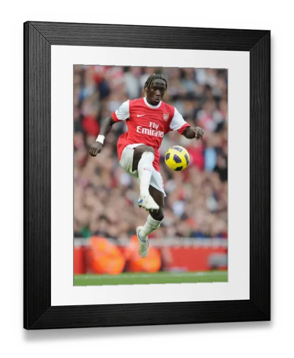 Framed Print : Bacary Sagna (Arsenal). Arsenal 1: 0 West Ham United, Barclays Premier League Framed Print : Bacary Sagna (Arsenal). Arsenal 1: 0 West Ham United, Barclays Premier League