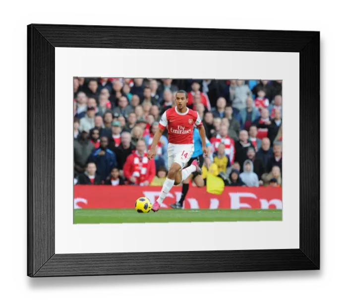 Framed Print : Theo Walcott (Arsenal). Arsenal 1: 0 West Ham United, Barclays Premier League Framed Print : Theo Walcott (Arsenal). Arsenal 1: 0 West Ham United, Barclays Premier League