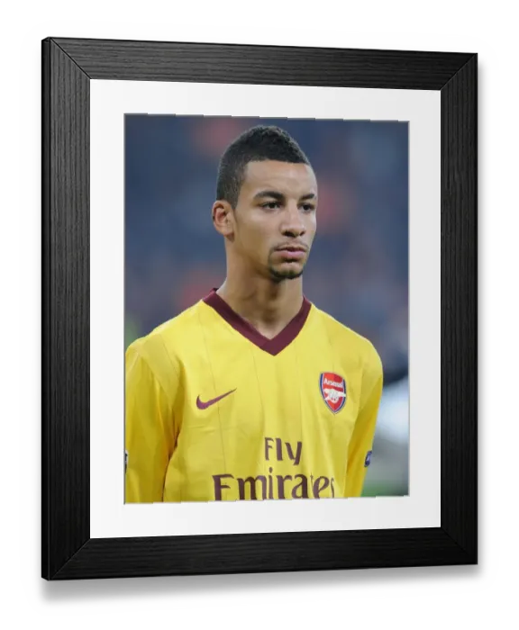 Framed Print : Craig Eastmond (Arsenal). Shakhtar Donetsk 2: 1 Arsenal, UEFA Champiojns League