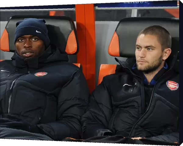 Jay Emmanuel Thomas and Henri Lansbury (Arsenal). Shakhtar Donetsk 2: 1 Arsenal
