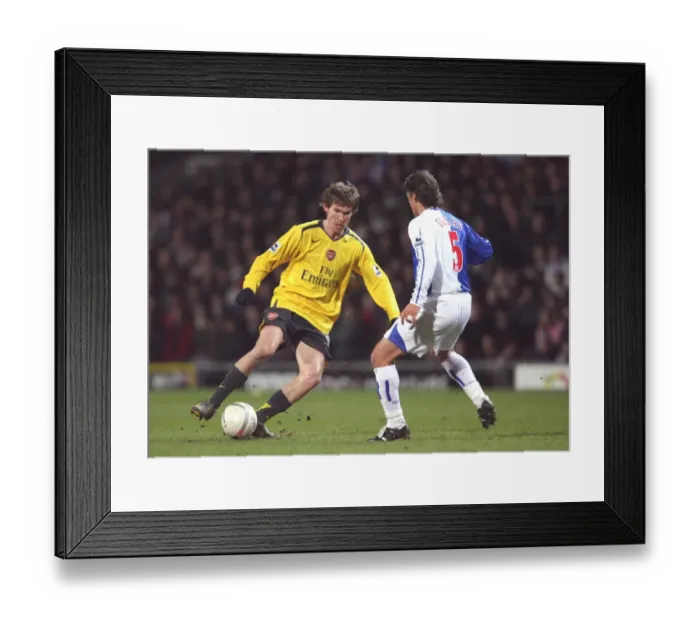 Framed Print : Alex Hleb (Arsenal) Tugay (Blackburn) Framed Print : Alex Hleb (Arsenal) Tugay (Blackburn)