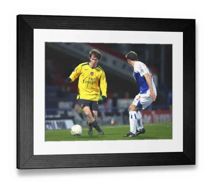 Framed Print : Clash of Stars: Hleb vs. Warnock in FA Cup Battle between Blackburn and Arsenal Framed Print : Clash of Stars: Hleb vs. Warnock in FA Cup Battle between Blackburn and Arsenal