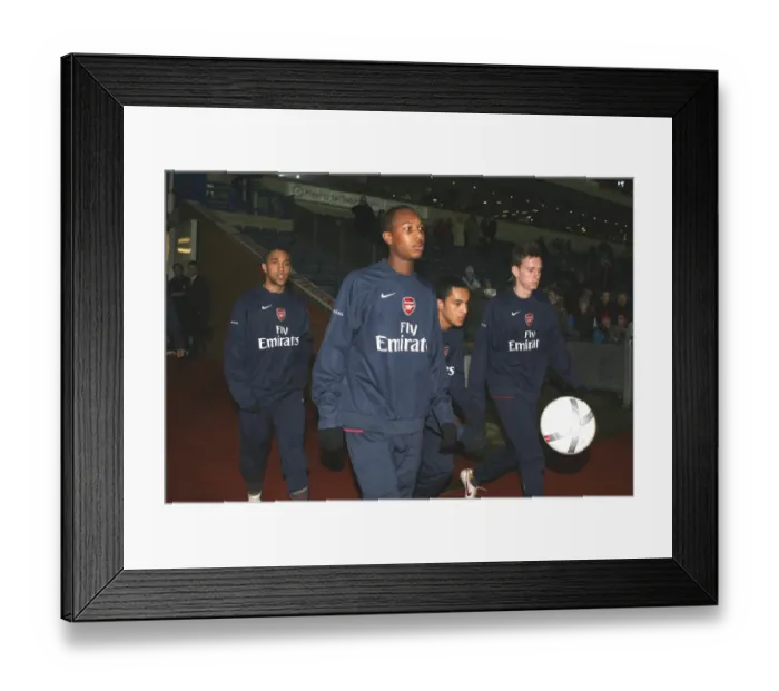 Framed Print : Arsenal substitutes Gavin Hoyte Framed Print : Arsenal substitutes Gavin Hoyte