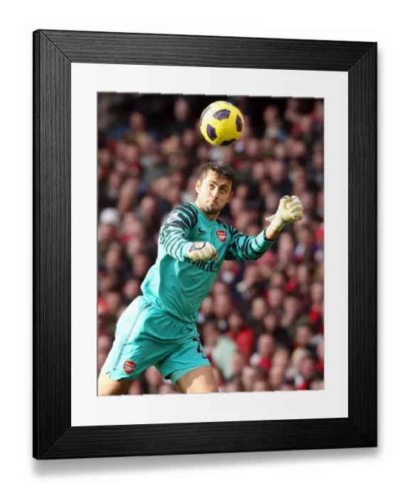 Framed Print : Arsenal's Lukasz Fabianski Delivers 1:0 Victory Over West Ham United in Barclays Premier League (Emirates Stadium, 30 / 10 / 10) Framed Print : Arsenal's Lukasz Fabianski Delivers 1:0 Victory Over West Ham United in Barclays Premier League (Emirates Stadium, 30 / 10 / 10)