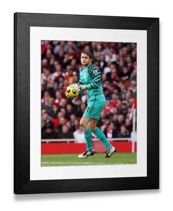 Framed Print : Arsenal's Lukasz Fabianski Secures 1-0 Victory Over West Ham United in the Premier League Framed Print : Arsenal's Lukasz Fabianski Secures 1-0 Victory Over West Ham United in the Premier League