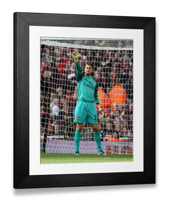 Framed Print : Lukasz Fabianski's Heroics Secure 1:0 Victory for Arsenal Over West Ham United in the Premier League