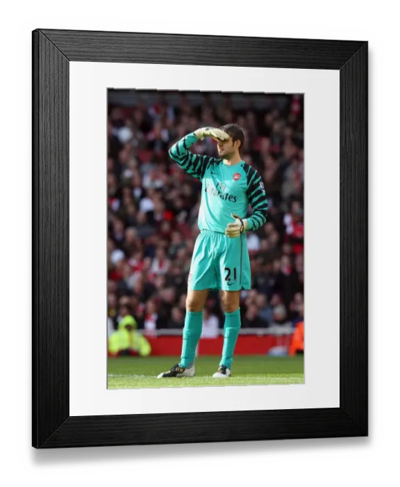 Framed Print : Lukasz Fabianski's Heroics: Arsenal's 1-0 Victory Over West Ham United in the Premier League