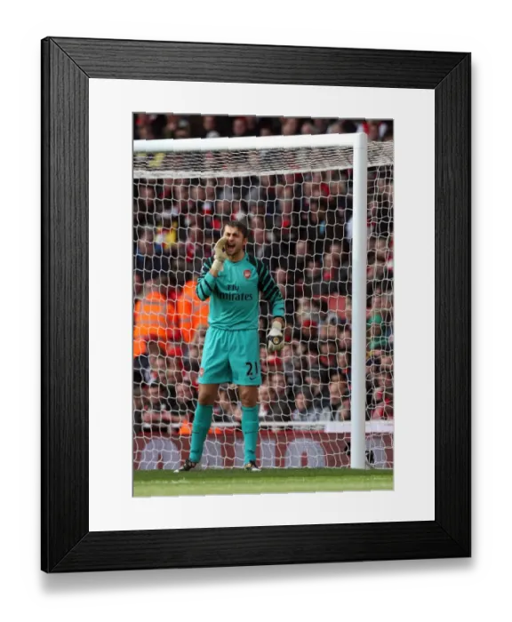 Framed Print : Arsenal's Lukasz Fabianski Secures 1:0 Victory Over West Ham United in Premier League Framed Print : Arsenal's Lukasz Fabianski Secures 1:0 Victory Over West Ham United in Premier League