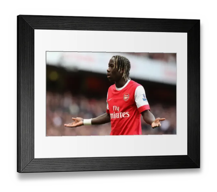 Framed Print : Sagna's Victory: Arsenal 1-0 West Ham United, Barclays Premier League (October 2010)