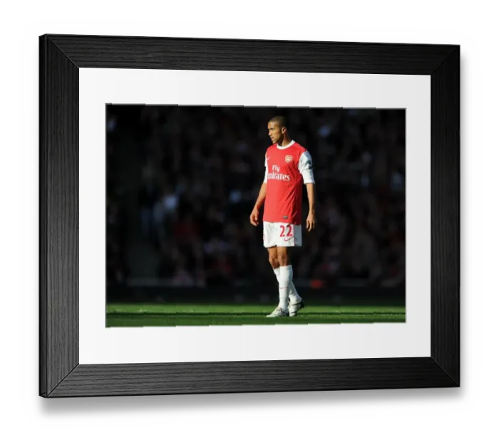 Framed Print : Gael Clichy (Arsenal). Arsenal 0: 1 Newcastle United. Barclays Premier League Framed Print : Gael Clichy (Arsenal). Arsenal 0: 1 Newcastle United. Barclays Premier League