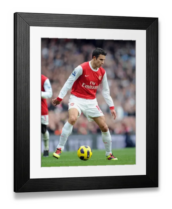 Framed Print : Robin van Persie's Strike: Arsenal 0-1 Newcastle United, Barclays Premier League (2010-11)