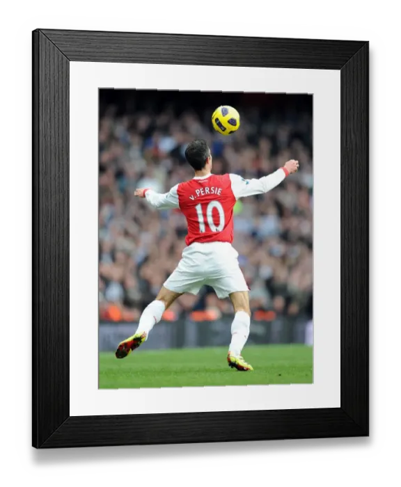 Framed Print : Robin van Persie (Arsenal). Arsenal 0: 1 Newcastle United. Barclays Premier League