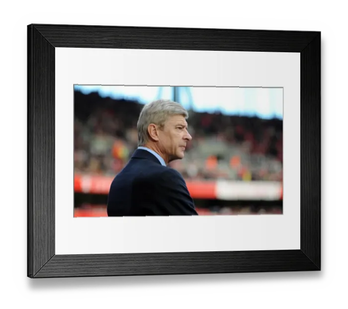 Framed Print : Arsene Wenger the Arsenal Manager. Arsenal 0: 1 Newcastle United. Barclays Premier League Framed Print : Arsene Wenger the Arsenal Manager. Arsenal 0: 1 Newcastle United. Barclays Premier League