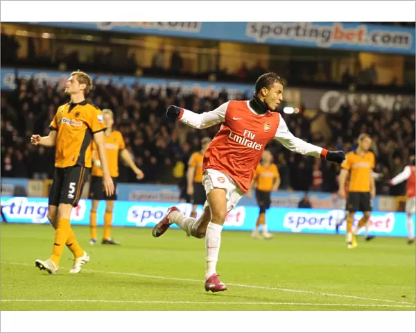 Chamakh's Historic Debut Goal: Arsenal Cruises Past Wolverhampton 2-0