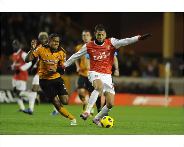 Marouane Chamakh (Arsenal) Michael Mancienne (Wolves). Wolverhampton Wanderers 0