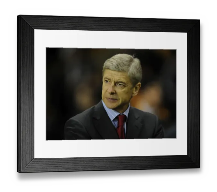 Framed Print : Arsenal manager Arsene Wenger. Wolverhampton Wanderers 0: 2 Arsenal, Barclays Premier League Framed Print : Arsenal manager Arsene Wenger. Wolverhampton Wanderers 0: 2 Arsenal, Barclays Premier League