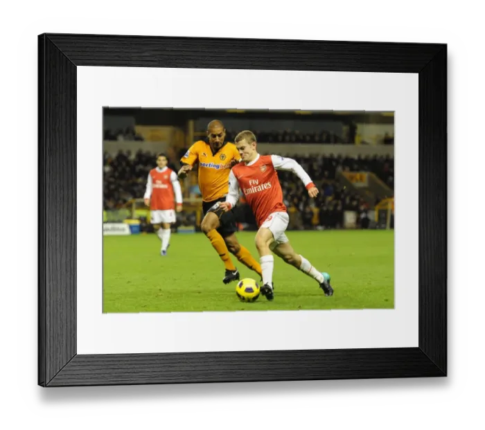 Framed Print : Jack Wilshere Shines as Arsenal Tops Wolverhampton Wanderers 2-0 in Premier League Framed Print : Jack Wilshere Shines as Arsenal Tops Wolverhampton Wanderers 2-0 in Premier League