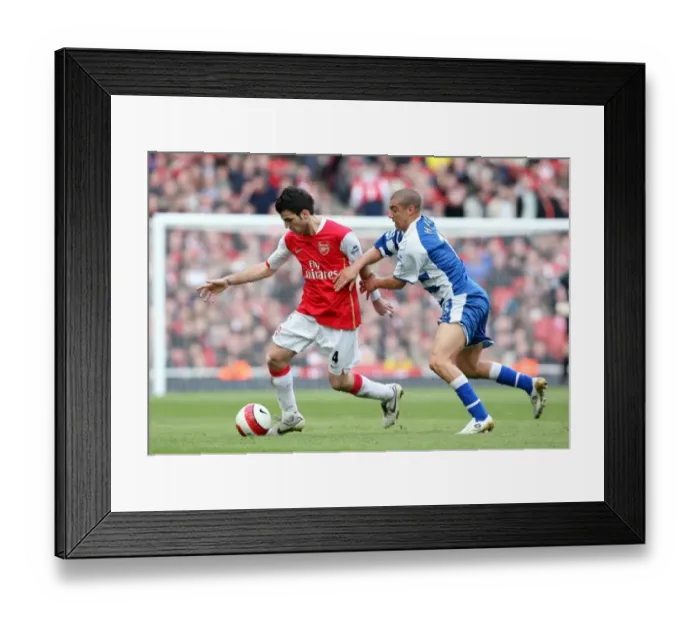 Framed Print : Cesc Fabregas (Arsenal) James Harper (Reading) Framed Print : Cesc Fabregas (Arsenal) James Harper (Reading)