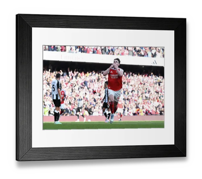 Framed Print : Arsenal FC v Newcastle United FC - Premier League