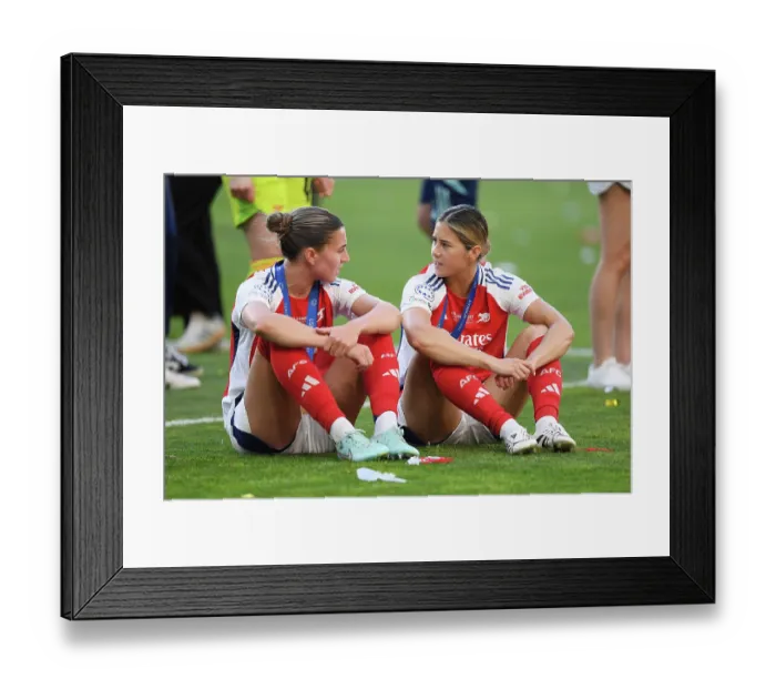 Framed Print : Arsenal WFC v FC Barcelona - UEFA Women's Champions League Final Arsenal WFC v FC Barcelona - UEFA Women's Champions League Final