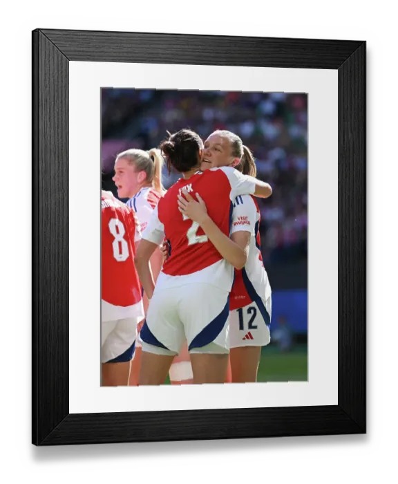 Framed Print : Arsenal WFC v FC Barcelona - UEFA Women's Champions League Final Arsenal WFC v FC Barcelona - UEFA Women's Champions League Final