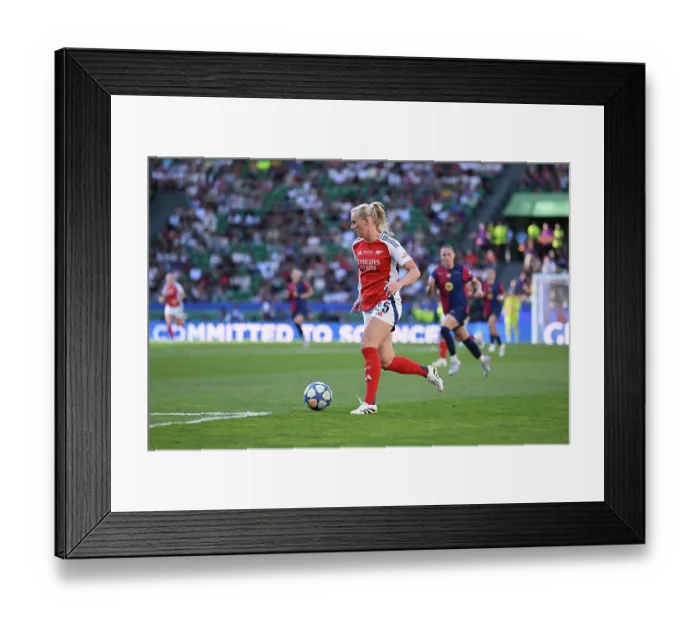 Framed Print : Arsenal WFC v FC Barcelona - UEFA Women's Champions League Final Arsenal WFC v FC Barcelona - UEFA Women's Champions League Final