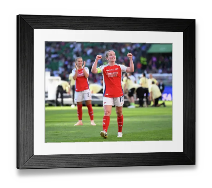 Framed Print : Arsenal WFC v FC Barcelona - UEFA Women's Champions League Final Arsenal WFC v FC Barcelona - UEFA Women's Champions League Final
