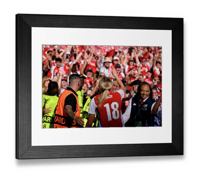 Framed Print : Arsenal WFC v FC Barcelona - UEFA Women's Champions League Final Arsenal WFC v FC Barcelona - UEFA Women's Champions League Final