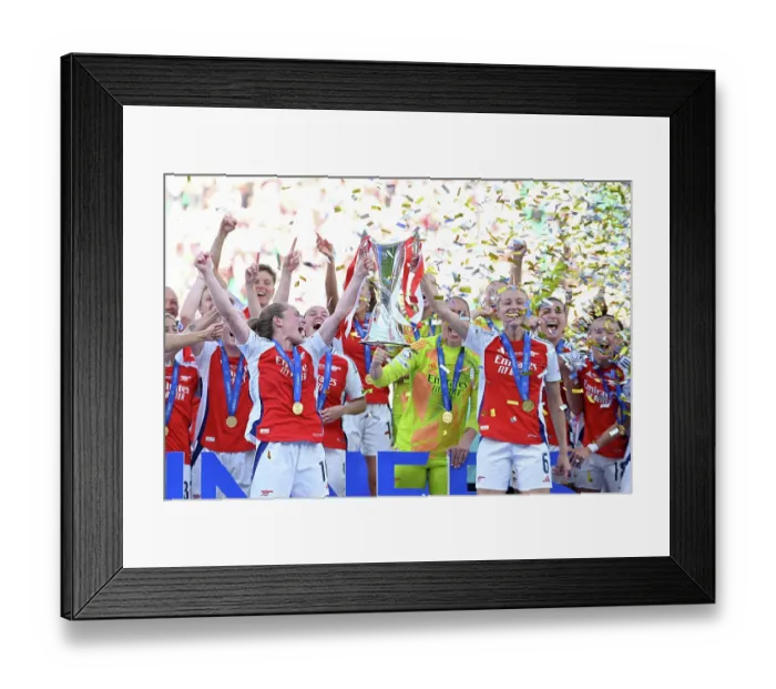 Framed Print : Arsenal WFC v FC Barcelona - UEFA Women's Champions League Final Arsenal WFC v FC Barcelona - UEFA Women's Champions League Final