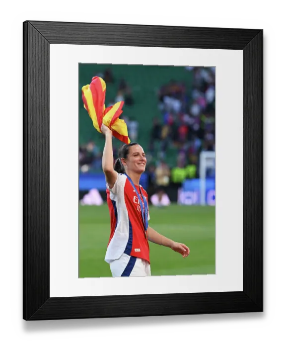 Framed Print : Arsenal WFC v FC Barcelona - UEFA Women's Champions League Final Arsenal WFC v FC Barcelona - UEFA Women's Champions League Final