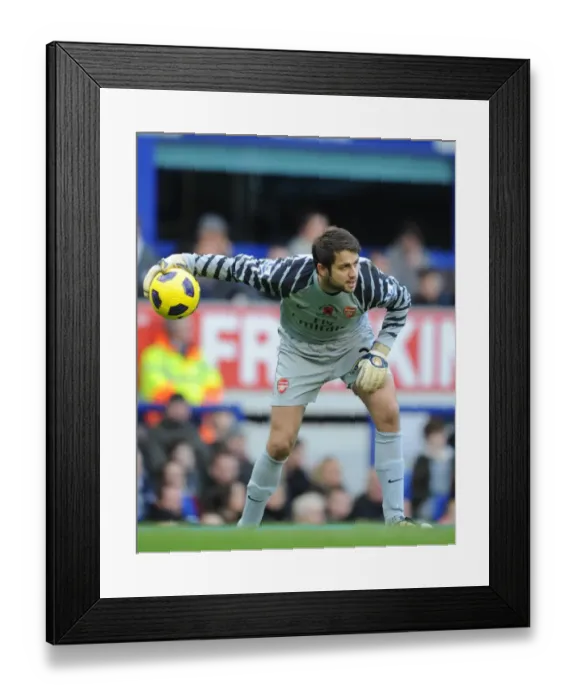 Framed Print : Fabianski's Triumph: Arsenal's 2-1 Victory over Everton, Premier League 2010-11 Framed Print : Fabianski's Triumph: Arsenal's 2-1 Victory over Everton, Premier League 2010-11