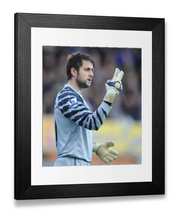 Framed Print : Fabianski's Triumph: Arsenal's Exhilarating 2-1 Victory Over Everton, Premier League 2010-11 Framed Print : Fabianski's Triumph: Arsenal's Exhilarating 2-1 Victory Over Everton, Premier League 2010-11