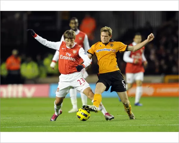 Arshavin's Brilliance: Arsenal Triumphs 2-0 over Wolverhampton in Premier League