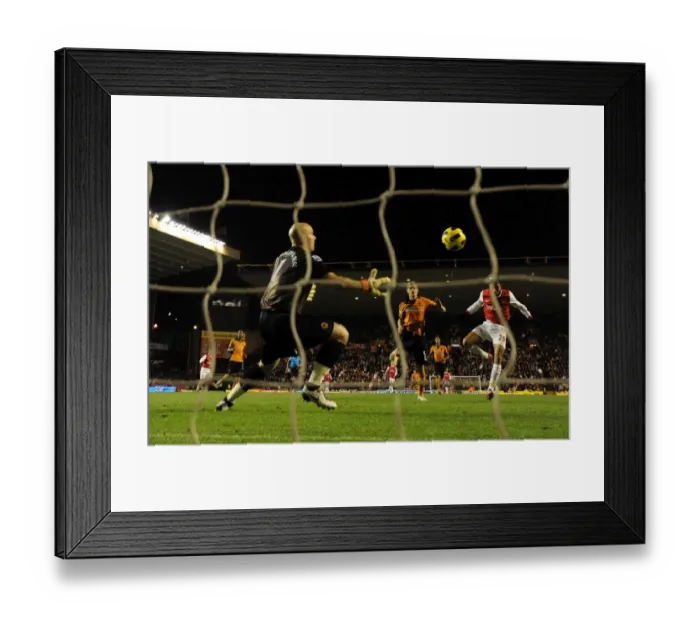 Framed Print : Marouane Chamakh's Stunner: Arsenal's First Goal vs. Wolverhampton Wanderers (10-11) Framed Print : Marouane Chamakh's Stunner: Arsenal's First Goal vs. Wolverhampton Wanderers (10-11)