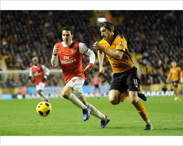 Cesc Fabregas (Arsenal) Stephen Ward (Wolves). Wolverhampton Wanderers 0: 2 Arsenal
