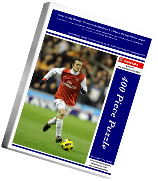 Tomas Rosicky (Arsenal). Wolverhampton Wanderers 0: 2 Arsenal. Barclays Premier League