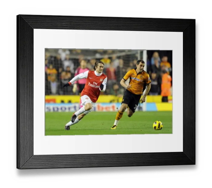 Framed Print : Tomas Rosicky (Arsenal) Nenad Milijas (Wolves). Wolverhampton Wanderers 0: 2 Arsenal Framed Print : Tomas Rosicky (Arsenal) Nenad Milijas (Wolves). Wolverhampton Wanderers 0: 2 Arsenal